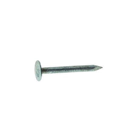 GRIP-RITE Roofing Nail, 3 in L, 10D, Steel, Electro Galvanized Finish, 11 ga 3EGRFG1
